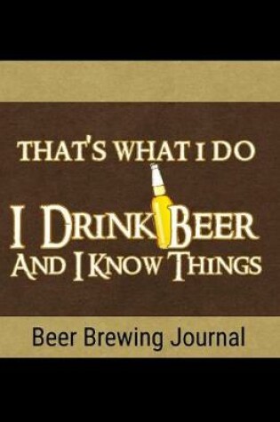 Cover of Beer Brewing Journal