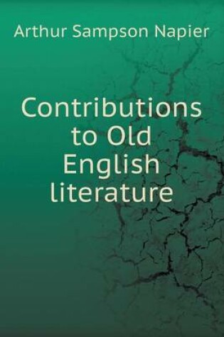 Cover of Contributions to Old English Literature