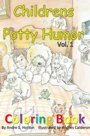 Cover of childrens potty humor vol. 1 coloring book