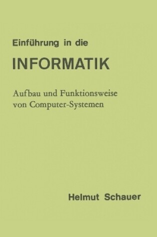 Cover of Einf�hrung in die Informatik