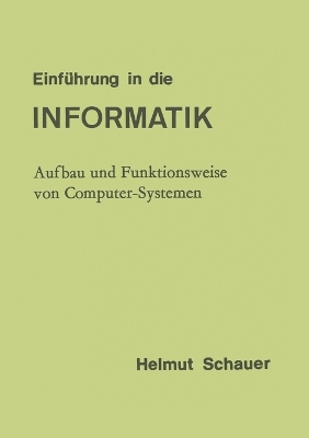 Book cover for Einführung in die Informatik