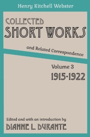 Cover of Collected Short Works and Related Correspondence Vol. 3