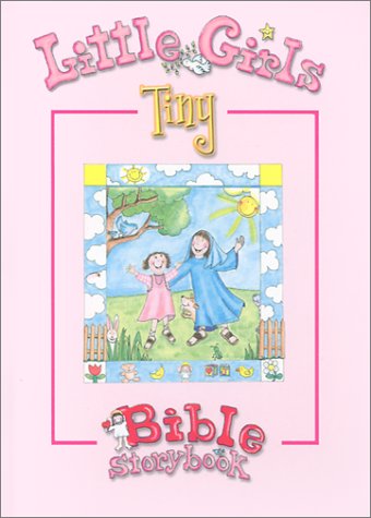 Book cover for Little Girls Tiny Bible Storybook
