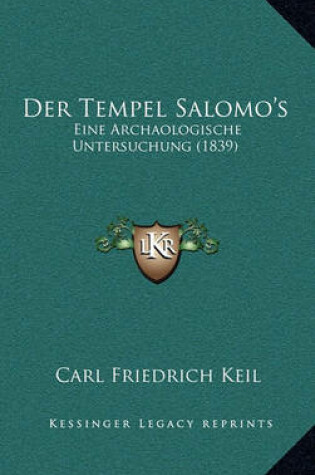 Cover of Der Tempel Salomo's