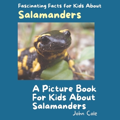 Book cover for A Picture Book for Kids About Salamanders