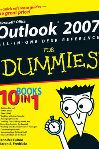 Cover of Outlook 2007 All–in–One Desk Reference For Dummies