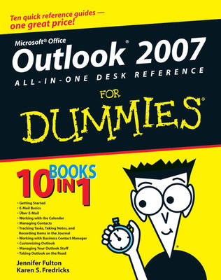 Cover of Outlook 2007 All–in–One Desk Reference For Dummies