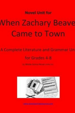 Cover of Novel Unit for When Zachary Beaver Came to Town