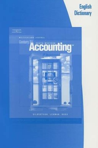 Cover of English Dictionary for Accountants