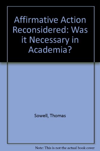 Book cover for Affirmative Action Reconsidered