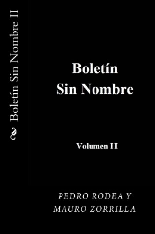 Cover of Boletin sin Nombre II