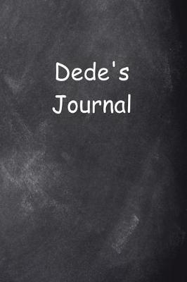 Cover of Dede Personalized Name Journal Custom Name Gift Idea Dede