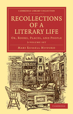 Book cover for Recollections of a Literary Life 3 Volume Set