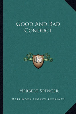 Book cover for Good and Bad Conduct