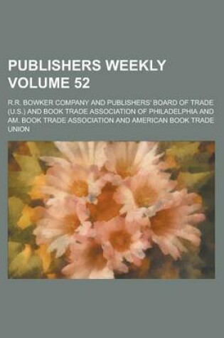 Cover of Publishers Weekly Volume 52