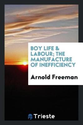 Book cover for Boy Life & Labour; The Manufacture of Inefficiency