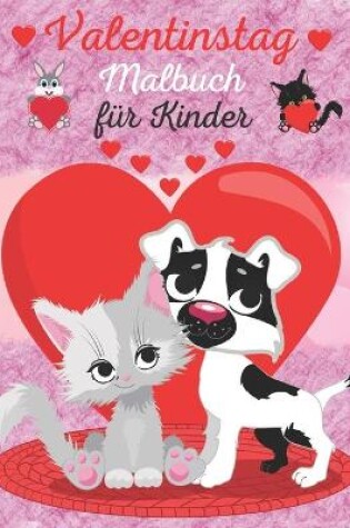Cover of Valentinstag Malbuch für Kinder