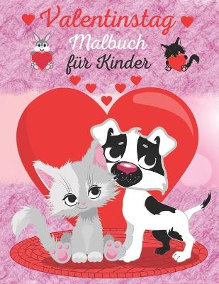 Book cover for Valentinstag Malbuch für Kinder