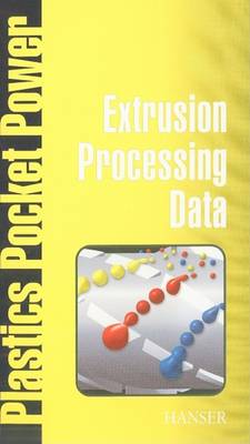 Cover of Extrusion Processing Data