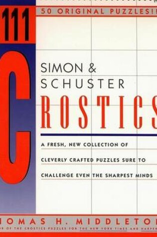 Cover of Simon and Schuster Crostics 111