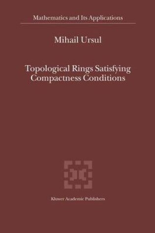 Cover of Topological Rings Satisfying Compactness Conditions