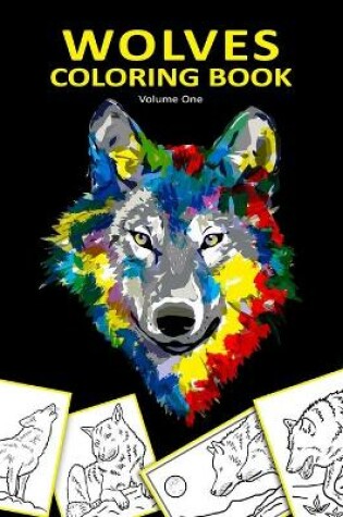 Cover of Wolves Coloring Book