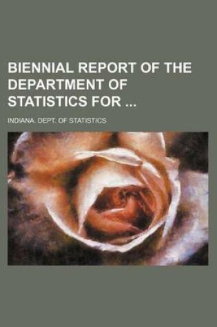 Cover of Biennial Report of the Department of Statistics for