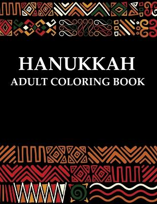 Book cover for Hanukkah Adult Coloring Book