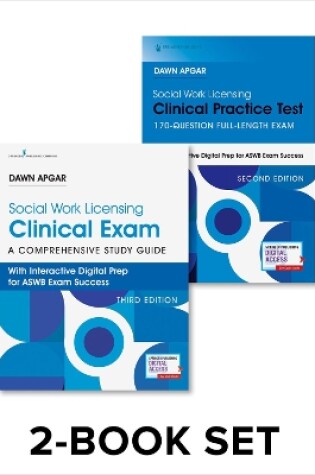 Cover of Social Work Licensing Clinical Exam Guide and Practice Test Set