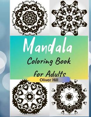 Book cover for Mandala Coloring Book for Adults