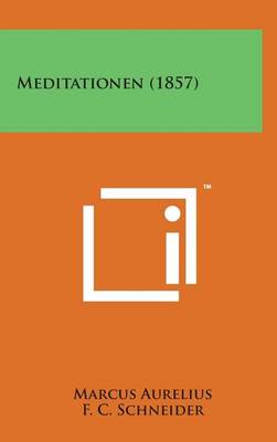 Book cover for Meditationen (1857)