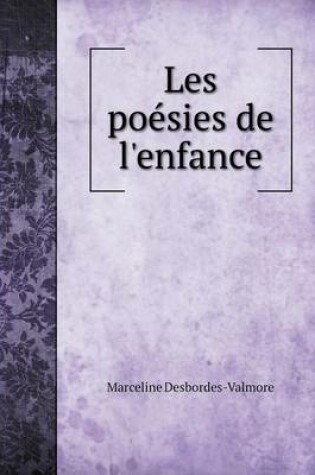 Cover of Les poésies de l'enfance