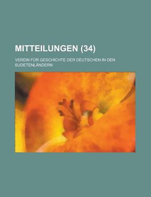 Book cover for Mitteilungen (34)