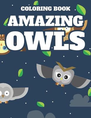 Book cover for Coloring Book Amazing Owls