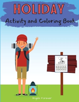 Book cover for Holiday Activity and Coloring Book