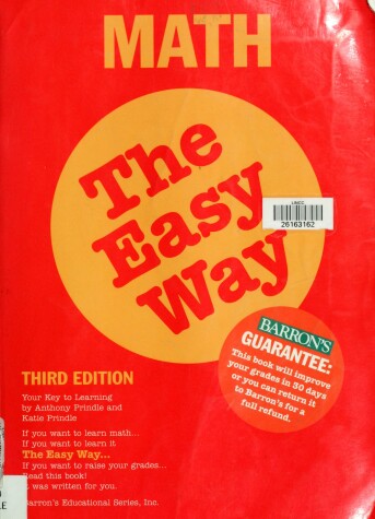 Cover of Math the Easy Way