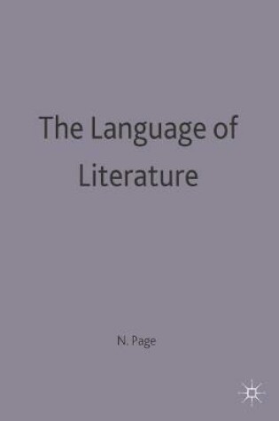 Cover of The Language of Literature