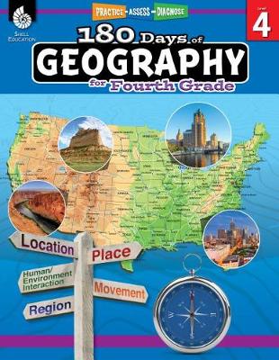 Cover of 180 Days of Geography for Fourth Grade