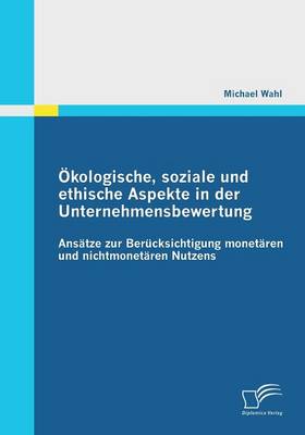 Book cover for Ökologische, soziale und ethische Aspekte in der Unternehmensbewertung