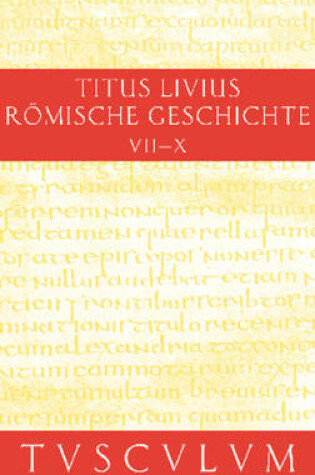 Cover of Romische Geschichte III/ AB Urbe Condita III