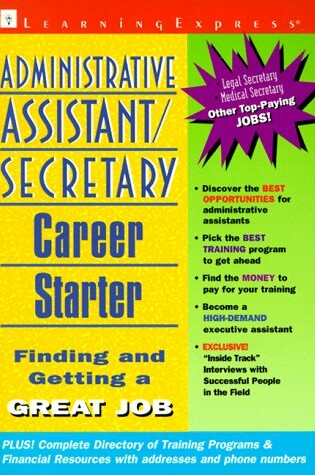 Cover of Administrative Assistant/Secretary Career Starter