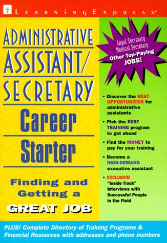 Book cover for Administrative Assistant/Secretary Career Starter