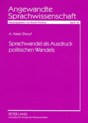 Cover of Sprachwandel ALS Ausdruck Politischen Wandels