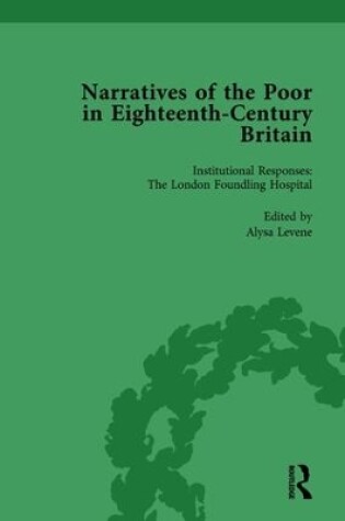 Cover of Narratives of the Poor in Eighteenth-Century England Vol 3