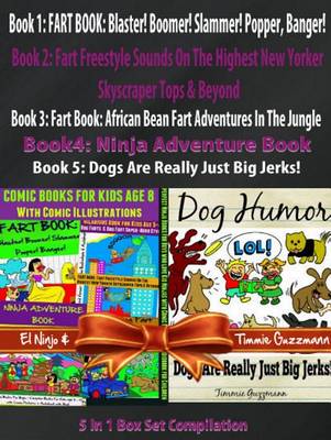 Book cover for Comic Books for Kids Age 8 with Comic Illustrations
