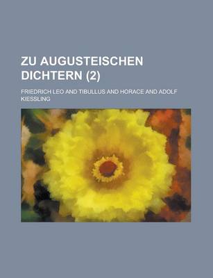 Book cover for Zu Augusteischen Dichtern (2)