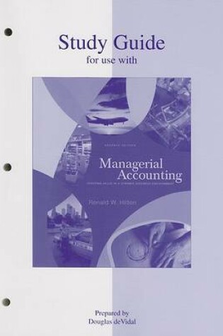 Cover of Study Guide to Accompany Managerial Accounting