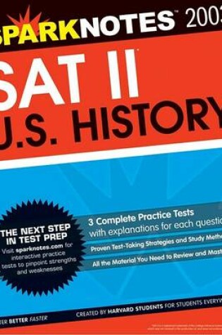 Cover of SAT II United States History (Sparknotes Test Prep)