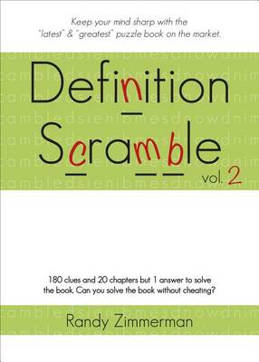 Book cover for Definition Scramble, Volume 2