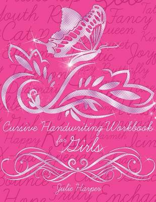 Book cover for Cursive Handwriting Workbook for Girls